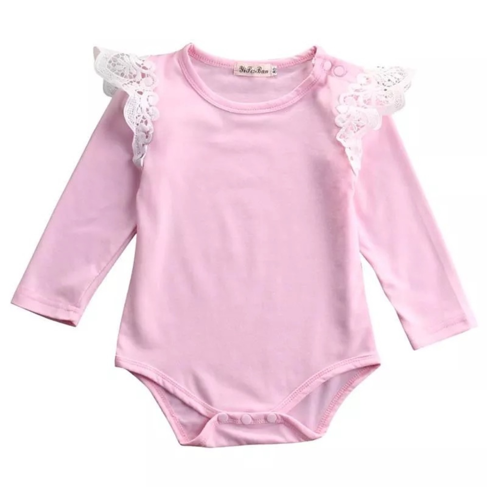 Baby girl Romper Princess Lovely Wing - PINK